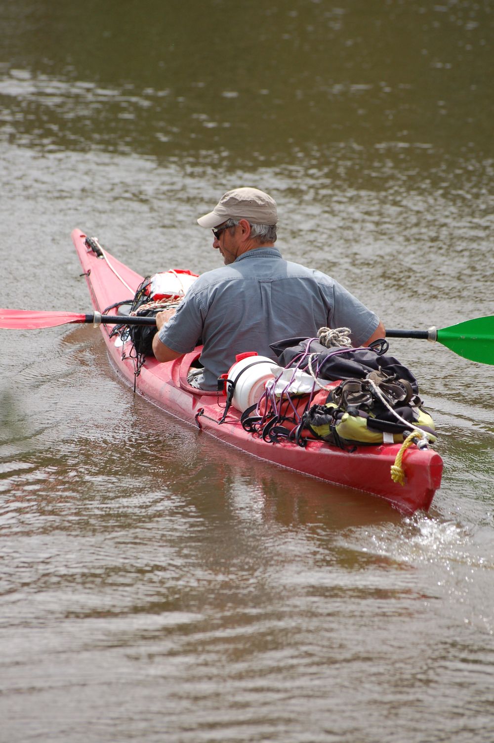 Eric Marion et son kayak