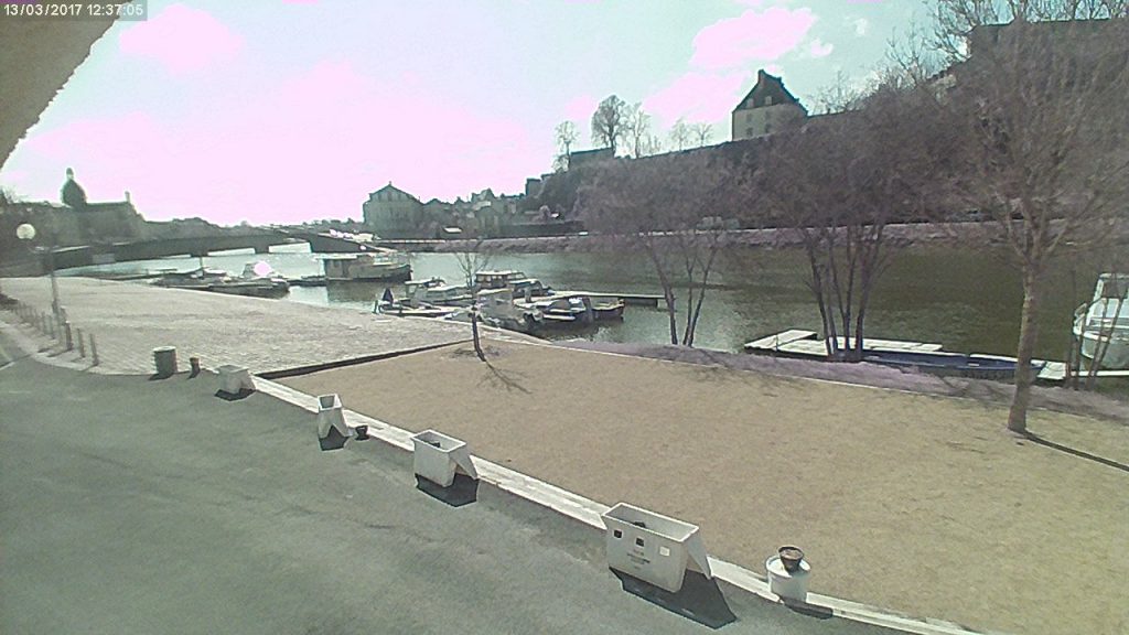 13 mars 2017 Canotika port de plaisance de Château-Gontier webcam