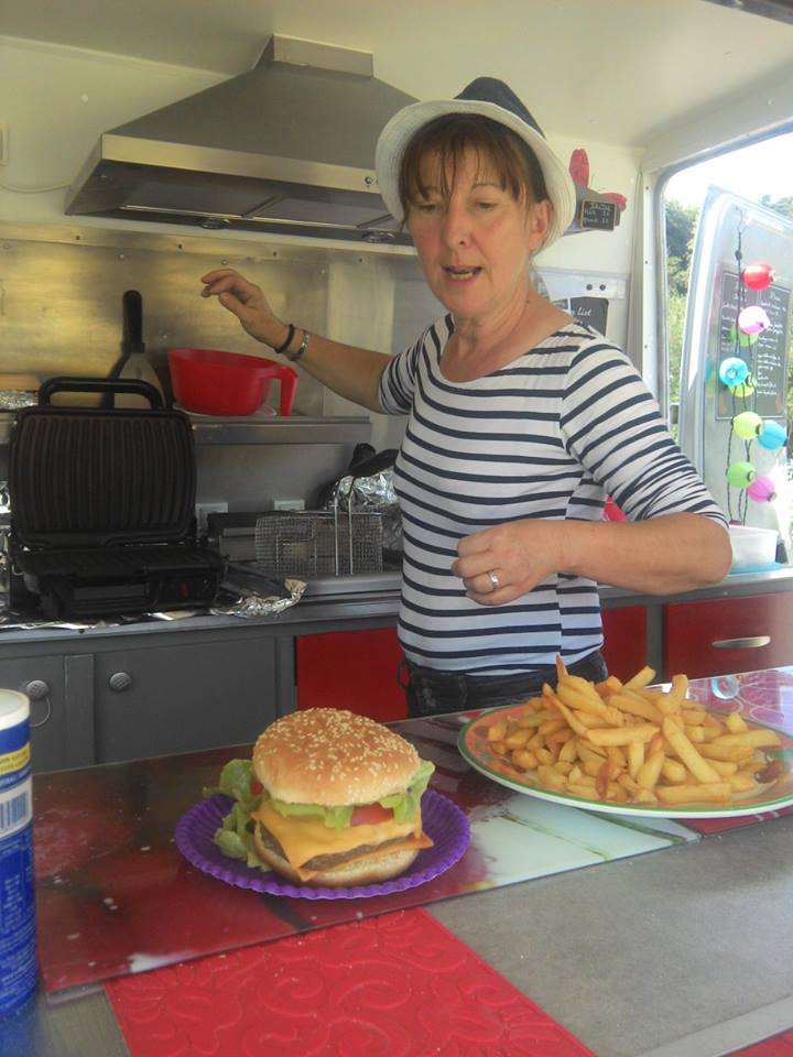 Hamburger et frites de Brigitte